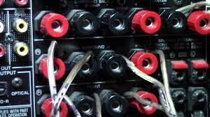 Basic speaker wire—not the rca or optical/toslink kind—has only two parts to deal with on each end, a. Yamaha Receiver How To Hook Up Home Theater Speakers Wire Youtube