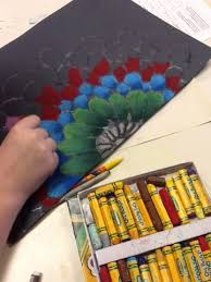 Oil Pastel Batiks Glue On Black Paper Have Done These With Middle School Fabulous Results Homeschool Art Oil Pastel Elementary Art