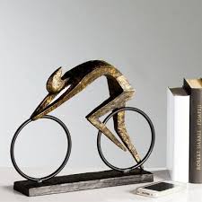 Design Skulptur Racer Von Xtradefactory Rennradfahrer Radfahrer In Bronze Optik Online Kaufen Bei Woonio Bronze Bronzeskulptur Metallskulptur