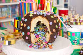Diy minecraft birthday party pinata from used boxes. Rezept Pinata Kuchen Rezepte Fur Familien Kreatives Essen Baby Kind Und Meer