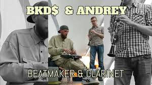 Bkd$ & andrey (beatmaker & clarinet) instrumental hip hop on the subway