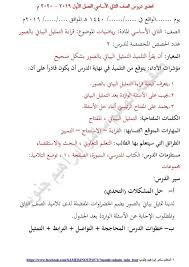 المنهاج السوري تحضير دروس الصف الثاني الأساسي الفصل Facebook