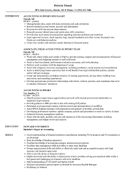 Accounting Support Resume Samples Velvet Jobs