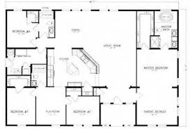 Metal building homes floor plans. Metal 40x60 Homes Floor Plans Floor Plans I D Get Rid Of The 4th Bedroom And Make That A Garage Pole Barn House Plans Barn House Plans House Plan With Loft