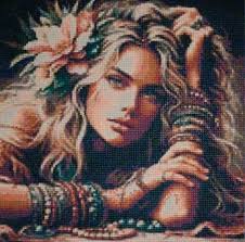 The artwork is now a completed masterpiece