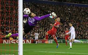 + the end of the uefa champions league final football match between liverpool and real madrid at the olympic stadium in kiev, ukraine on may 26, 2018. Cristiano Ronaldo Fires The Ball Into The Liverpool Net Past Diving Liverpool Goalke Real Madrid Vs Liverpool Real Madrid Champions League Ronaldo Real Madrid