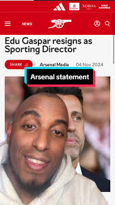 Edu Gaspar Resigns from Arsenal: Latest News
