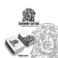 Thank you heather and blueberry cottage labradoodles for allowing us to hire your handsome boy. Blueberry Cottage Labradoodles Logo Logo Design Contest 99designs