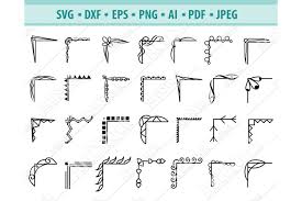 Download Vintage Corner Svg Ornamental Border Svg Png Dxf Eps 984303 Cut Files Design Bundles