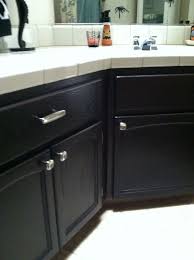 stain oak cabinets espresso with java