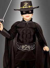 Zorro Kostum Fur Kinder Mit Zorro Maske Und Hut Zorro Kostum Kinder Kostum Batman Kostum