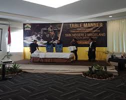 Tanggal 9 mei 2020 kerjakan dibuku catatan, tulis nama dan kelas 1. Table Manner Event Smk Negeri 2 Magelang