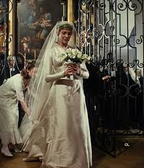 Maria Von Trapp S Julie Andrews Wedding Gown The Sound Of Music 1965 Costume By Dorothy Je Sound Of Music Costumes Wedding Dresses Famous Wedding Dresses