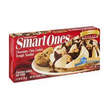 Smart ones peanut butter cup sundae delivers delicious flavors to satisfy your overall the dessert tastes much richer than the 130 calories! Smart Ones Chocolate Chip Cookie Dough Sundae 2 Each Instacart