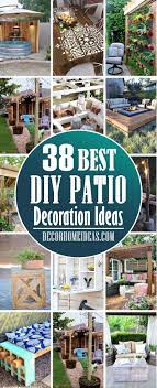 40 Best Diy Patio Decoration Ideas To Make It The Perfect Retreat Diy Patio Patio Decor Vertical Garden Diy