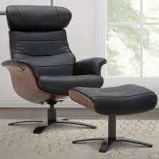 Simply stunning in looks is the. Gilman Creek Karma Black Leather Swivel Chair With Ottoman Costco Uk