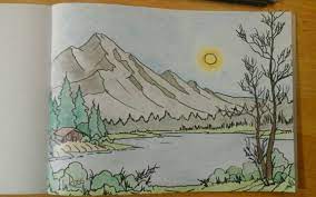Official bob ross coloring book bob ross coloring book. Bob Ross With Colored Pencils Pretty Happy With How It Turned Out Coloring