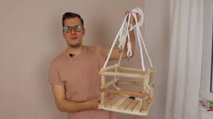 Holz schaukelsitz für erwachsene kinder, garten schaukel hochwertige bis 200 kg mit einstellbares seil ,kinderschaukel für innen und außenbereich. Schaukel Im Zimmer Aufhangen Eichhorn Kinderschaukel Indoor Hausprobiert Youtube
