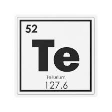 Posters Metal Art Tellurium Chemical Element Symbol Chemistry Formul Metal Print Element Symbols Metal Prints Wall Art Decor