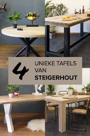 de moosiste eettafels van steigerhout eettafel tafel steigerhout tafels