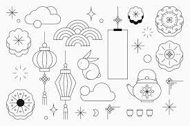 Download Premium Vector Of Chinese Mid Autumn Festival Design Elements Festival Design Mid Autumn Festival Mid Autumn
