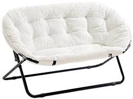 New Urban Shop Double Saucer Chair White Sherpa Saucer Chairs Urban Shop Chair