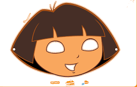 Dora The Explorer Free Printable Masks Printable Halloween Masks Dora The Explorer Dora And Friends