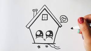 Hoe Teken Je Een Schattig Huis Leren Tekenen Youtube