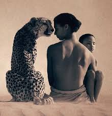 woman boy and cheetah | joneshelene | Flickr