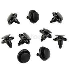 10pcs 7mm Bumper Fender Clips Retainer For Toyota Plastic Rivets Clips Auto Car Fender Interior Panel Retainers Interior Accessories Toyota