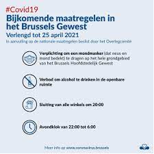 Met updates van de laatste stand van zaken over de besmettingen en de vaccinaties in onze provincie. Nieuwe Maatregelen Na Het Overlegcomite Van 24 Maart 2021 Bevestigd In Het Ministerieel Besluit Van 26 Maart 2021 Coronavirus Brussels