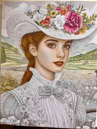 My WIP. I haven't coloured for awhile, so was a nice one to do to get back  into it. This image is the free image you get when you buy a pencil