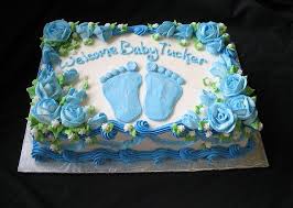 We've scoured the internet to bring you a spectacular array. Baby Foot Prints Blue Sheet Cake Pasteles De Baby Shower Paletas De Bombon Fiestas Pasteles De Baby Shower Nina