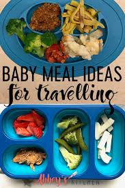 Preparing homemade baby food lets parents expose babies to different flavors, which may help if you are interested in preparing your own baby food but find the idea daunting, start with just a few. Healthy Baby And Toddler Meal Ideas For Travelling Abbey S Kitchen
