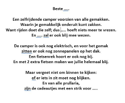 Sinterklaasgedicht Voor Een Zelfrijdende Camper Voor Een Ouder Stel Camper Gedichten Sinterklaas