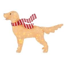 If you are using mobile phone, you could also use menu drawer from browser. Home Accents Holiday 48in 120l Led Fuzzy Golden Retriever Ty574 1714 The Home Depot Golden Retriever Christmas Golden Retriever Home Accents