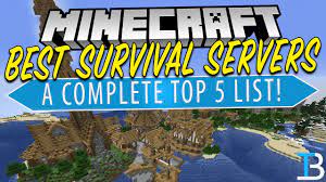 Check spelling or type a new query. Top 5 Best Minecraft Survival Servers Youtube