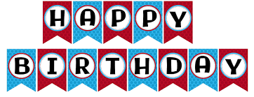 Freshly completed happy birthday garland. 10 Best Happy Birthday Banner Printable Printablee Com