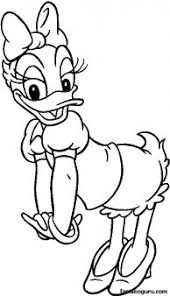 Mickey mouse donald duck coloring pages. Printable Daisy Duck Duck Coloring Pages For Kids Free Kids Coloring Pages Printable