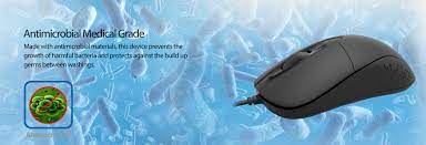 Your computer mouse contains more bacteria than any public doorknob or public restroom. Waterproof Antimicrobial Optical Mouse Adesso Inc Your Input Device Specialist