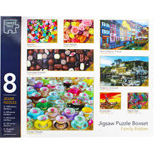 If you're looking for free jigsaw puzzles to play, look no further than these five websites. Family Jigsaw Puzzle Boxset 8 Jigsaw Puzzles From 10 00 The Works