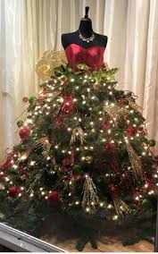 Christmas Mannequin Dress Christmas Tree Dress Mannequin Christmas Tree Dress Form Christmas Tree