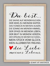 Liebe Meines Lebens Smart Art Kunstdrucke Hochwertiger Druck Etsy Spruche Gedichte Und Spruche The Words