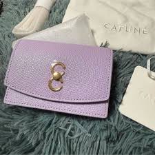 CAFUNÉ カフネ チェーン付きカードホルダー パープル