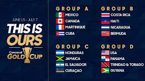 The quarterfinals take place july 24 and 25 for the final eight teams. Groups Schedule For 2019 Concacaf Gold Cup Announced