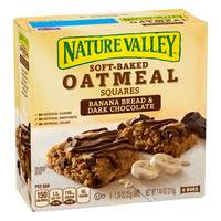Nature Valley Soft Baked Oatmeal Squares Banana Bread Dark Chocolate 6 Count 7 44 Oz Box