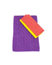 Dale un toque original a tu cocina con nuestra colección de paños. Set De 3 Panos De Cocina Para Superficies Delicadas Color Morado