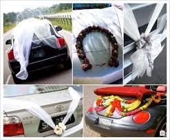 Comment accrocher correctement un tulle? Des Idees Pour La Decoration De Voiture De Mariage