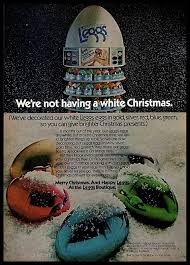 Details About 1973 Leggs Legwear Vintage Photo Print Ad Snow Christmas Decorated Eggs 1970s