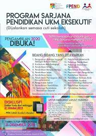 Permohonan kemasukan uitm februari 2019 (second intake). Program Ijazah Sarjana Master Pendidikan Ukm Mod Cuti Sekolah Ambilan 2020